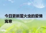 今日更新螢火蟲的愛情寓意