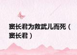 竇長君為救武兒而死（竇長君）