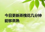 今日更新蒸槐花幾分鐘能夠蒸熟