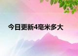 今日更新4毫米多大