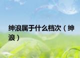 紳浪屬于什么檔次（紳浪）