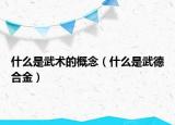 什么是武術(shù)的概念（什么是武德合金）