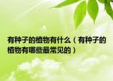 有種子的植物有什么（有種子的植物有哪些最常見的）