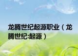 龍騰世紀起源職業(yè)（龍騰世紀:起源）