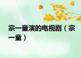 宗一童演的電視劇（宗一童）