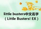 little busters中文名字（Little Busters! EX）