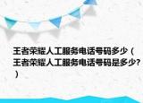 王者榮耀人工服務(wù)電話號碼多少（王者榮耀人工服務(wù)電話號碼是多少?）