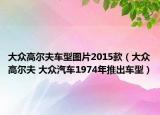 大眾高爾夫車型圖片2015款（大眾高爾夫 大眾汽車1974年推出車型）