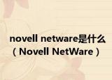 novell netware是什么（Novell NetWare）