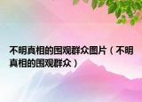 不明真相的圍觀群眾圖片（不明真相的圍觀群眾）