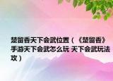 楚留香天下會武位置（《楚留香》手游天下會武怎么玩 天下會武玩法攻）