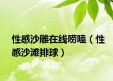 性感沙雕在線嘮嗑（性感沙灘排球）