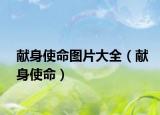 獻(xiàn)身使命圖片大全（獻(xiàn)身使命）