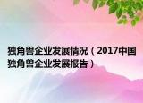 獨角獸企業(yè)發(fā)展情況（2017中國獨角獸企業(yè)發(fā)展報告）