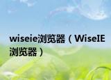 wiseie瀏覽器（WiseIE瀏覽器）