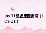 ios 11壁紙原圖高清（iOS 11）