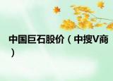 中國巨石股價（中搜V商）