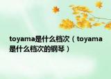 toyama是什么檔次（toyama是什么檔次的鋼琴）