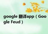 google 翻譯app（Google Feud）