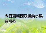 今日更新西雙版納水果有哪些