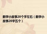數(shù)學(xué)小故事20個(gè)字左右（數(shù)學(xué)小故事20字五個(gè)）