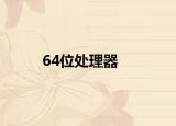 64位處理器
