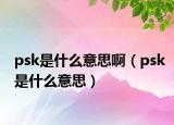 psk是什么意思?。╬sk是什么意思）