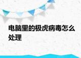 電腦里的極虎病毒怎么處理