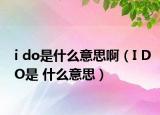 i do是什么意思?。↖ DO是 什么意思）