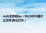 mds文件和iso（ISO;MDS是什么文件,腫么打開）