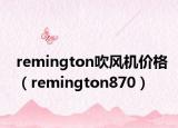 remington吹風(fēng)機價格（remington870）