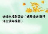 錯緣電視劇簡介（姻差緣錯 隋抒洋主演電視?。? /></span></a>
                        <h2><a href=