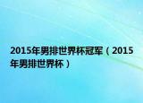 2015年男排世界杯冠軍（2015年男排世界杯）