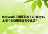 itellyou是正版系統(tǒng)嗎（在itellyou上哪個是旗艦版或者專業(yè)版?）