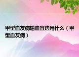 甲型血友病輸血宜選用什么（甲型血友?。? /></span></a>
                        <h2><a href=