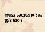 酷睿i3 530怎么樣（酷睿i3 530）