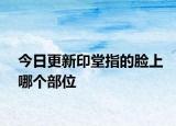 今日更新印堂指的臉上哪個(gè)部位