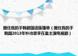 握住我的手韓劇國語版播單（握住我的手 韓國2013年樸詩恩李在皇主演電視劇）