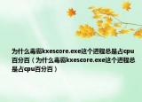 為什么毒霸kxescore.exe這個(gè)進(jìn)程總是占cpu百分百（為什么毒霸kxescore.exe這個(gè)進(jìn)程總是占cpu百分百）