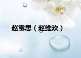 趙露思（趙維歡）