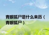 青眼狐尸是什么來(lái)歷（青眼狐尸）