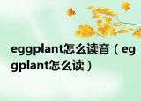 eggplant怎么讀音（eggplant怎么讀）