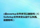 c盤swsetup文件夾可以刪除嗎（C:SwSetup文件夾里頭是什么東西,能刪除嗎）