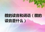 艘的讀音和詞語（艘的讀音是什么）