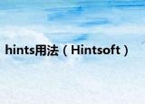 hints用法（Hintsoft）
