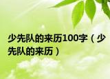 少先隊(duì)的來歷100字（少先隊(duì)的來歷）