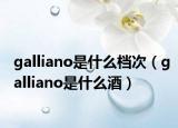 galliano是什么檔次（galliano是什么酒）