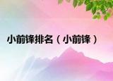 小前鋒排名（小前鋒）