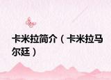 卡米拉簡介（卡米拉馬爾廷）