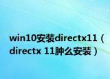 win10安裝directx11（directx 11腫么安裝）